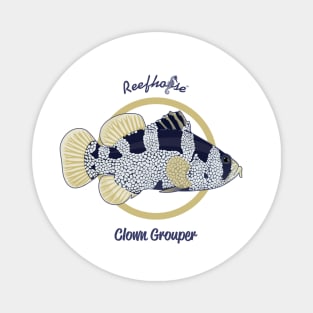 Clown Grouper Magnet